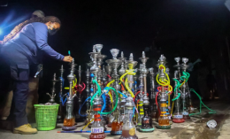 File image of Shisha bongs.